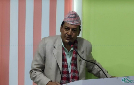 कोशी प्रदेश सरकारका मन्त्री बुद्धिकुमार राजभण्डारी
